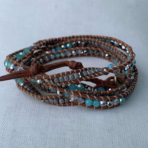 Nakamol Jewelry - Nakamol beaded leather bracelet